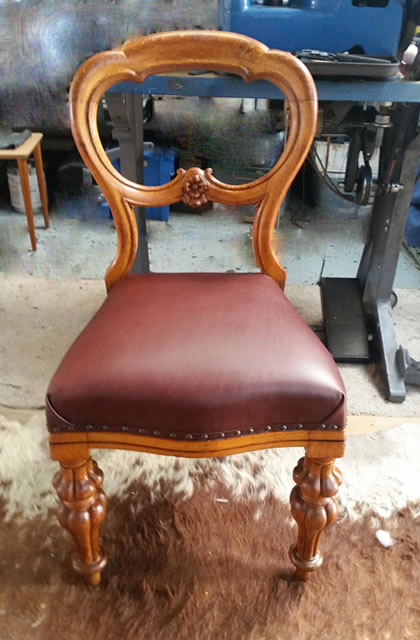 1860's New England oak chair 